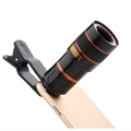 Draagbare Zoomtelescoop Cameralens - 8x - Zwart