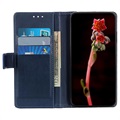 Premium Samsung Galaxy A10 Wallet Case met standaardfunctie - Blauw