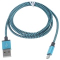 Premium USB 2.0 / MicroUSB Kabel - 3m - Blauw