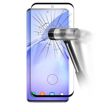 Prio 3D Samsung Galaxy S20+ Screenprotector van gehard glas - Zwart