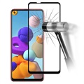 Prio 3D Samsung Galaxy A21s Screenprotector van gehard glas - Zwart