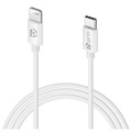 Prio Charge&Sync MFI USB-C / Lightning Kabel - 1m - Wit
