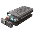 Prio Fast Charge Powerbank - 2xUSB-A, USB-C - 20000mAh - Zwart