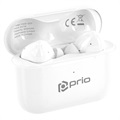 Prio Pro TWS-oortelefoon met oplaadetui - wit