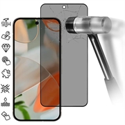 Google Pixel 10 Pro XL Privacy Full Cover Glazen Screenprotector - Zwarte Rand