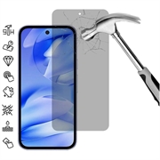 Google Pixel 9a Privacy Full Cover Glazen Screenprotector - Zwarte Rand