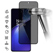 OnePlus Nord CE5 Privacy Full Cover Glazen Screenprotector - Zwarte Rand