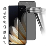 Oppo Find N5 Privacy Full Cover Glazen Screenprotector - Zwarte Rand