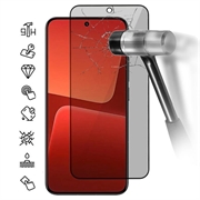 Xiaomi Redmi K70 Ultra Privacy Full Cover Glazen Screenprotector - Zwarte Rand