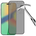 iPhone 15 Pro Max Privacy Full Cover Glazen Screenprotector - Zwarte Rand