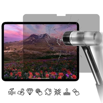 iPad Pro 13 2024/2025, iPad Air 13 2024/2025 Privacy-schermbeschermer van gehard glas - 9H