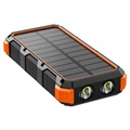 Psooo M2 Wireless Solar Power Bank - 36800mAh - Oranje