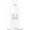 Puro 0.3 Nude OnePlus 9 TPU Hoesje - Doorzichtig