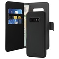 Puro 2-in-1 Samsung Galaxy S10e Portemonnee met Magneet Case - Zwart