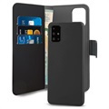 Puro 2-in-1 Magnetische Samsung Galaxy A51 Wallet Case - Zwart