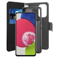Puro 2-in-1 Samsung Galaxy A53 5G Magnetisch Portemonnee Hoesje - Zwart