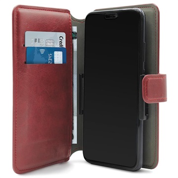 Puro 360 Rotary Universal Smartphone Wallet Case - XL - Rood