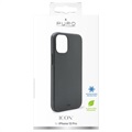 Puro Icon iPhone 13 Pro siliconen hoesje - Zwart