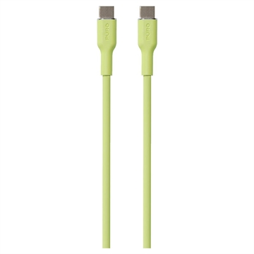 Puro Icon Zachte USB-C / USB-C Kabel - 1,5m - Lichtgroen