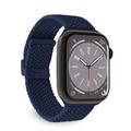 Apple Watch Series Ultra 3/2/Ultra/11/10/9/8/SE 3/(2022)/7/SE/6/5/4/3/2/1 Puro Loop Band - 49mm/46mm/45mm/44mm/42mm - Donkerblauw