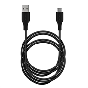 Puro USB-A / USB-C laad- en synchronisatiekabel - 2m - Zwart