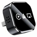 Q1A Draadloze CarPlay / Android Auto Adapter met AirPlay - Zwart