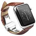 Apple Watch Series SE/6/5/4/3/2/1 Qialino Leder Polsband - 42mm, 44mm