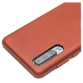 Qialino Premium Huawei P30 Leren Case - Bruin