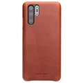 Qialino Premium Huawei P30 Pro Leren Case - Bruin