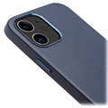 Qialino Premium iPhone 12 Mini Leren Case - Blauw