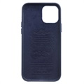 Qialino Premium iPhone 12 Mini Leren Case - Blauw