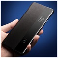 Qialino Smart View Huawei Mate 40 Pro Leren Flip Case - Zwart