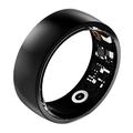 R09M Gezondheidsmonitoring Smart Ring - Maat: 21.8mm - Zwart