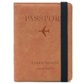 RFID-blokkerende reisportemonnee / paspoorthouder - oranje