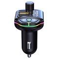 RGB Bluetooth FM Transmitter / Snelle Autolader ZTB-A10 - 20W - Zwart