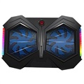 RGB Laptop Cooling Pad & Desktop Stand YL-017 - Zwart