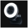 Razer Kiyo FullHD Webcam met Ring Light - 1080p, 16-bit 48kHz - Zwart