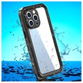 Redpepper Dot+ iPhone 13 Pro Waterdicht Hoesje - IP68 - Donkergrijs / Zwart