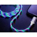 Reekin LED zwevende RGB MicroUSB-kabel - 1m, 2A