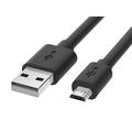Reekin USB-A / MicroUSB-kabel - 2m - Zwart