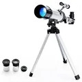 Refractietelescoop met statief voor beginners - 90x, 50 mm, 390 mm