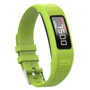 Garmin Vivofit 1/2 Vervangende Siliconen Band met Geïntegreerd Frame - Lichtgroen