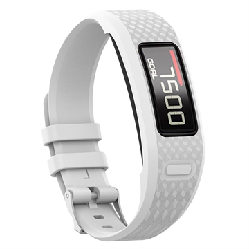 Garmin Vivofit 1/2 Vervangende Siliconen Band met Geïntegreerd Frame - Wit