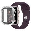 Apple Watch Series 7 Case met Screenprotector van Gehard Glas - 45mm - Zwart