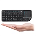 Rii X1 Mini draadloos toetsenbord met touchpad - zwart