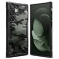 Ringke Fusion X Design Samsung Galaxy S23 Ultra 5G Hybride Hoesje - Camouflage