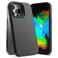 Lacoste iPhone 13 vloeibaar siliconen hoesje - zwart