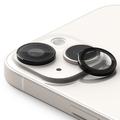 iPhone 15/15 Plus Ringke Camera Lens Glazen Protector - Zwart