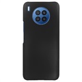 Huawei Nova 8i/Honor 50 Lite Rubberen Plastic Case - Zwart