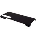 Sony Xperia 1 III Rubberen Plastic Case - Zwart